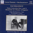 RACHMANINOV - PIANO CONCERTOS NOS. 1 AND 4 - RHAPSODY ON A THEME - CD