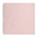 11x11 Posh Pig White Paper 35lvs Pale Pink Silk - Book