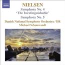 Symphonies: Nos. 4, 'The Inextinguishable' and 5 - CD