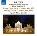 String Trio Op. 141b, Piano Quartet (Aperto Piano Quartet) - CD