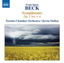 Franz Ignaz Beck: Symphonies, Op. 3, Nos. 1-4 - CD