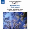 Johann Christoph Friedrich Bach: Symphonies Nos. 6, 10 and 20 - CD