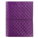Filofax A5 Domino Luxe purple organiser - Book