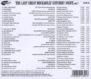 The Last Great Rockabilly Saturday Night - CD