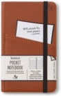 Bookaroo Pocket Notebook (A6) Journal - Brown - Book