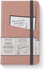 Bookaroo Pocket Notebook (A6) Journal - Blush - Book