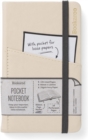 Bookaroo Pocket Notebook (A6) Journal - Cream - Book