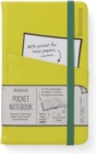 Bookaroo Pocket Notebook (A6) Journal - Chartreuse - Book
