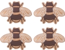 Sass & Belle Wooden Bee Coasters - Set Of 4 - Book