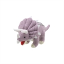 Triceratops (Lilac - Small) Soft Toy - Book