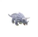 Triceratops (Blue - Small) Soft Toy - Book