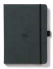 Dingbats A4+ Wildlife Green Deer Notebook - Plain - Book