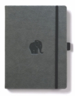 Dingbats A4+ Wildlife Grey Elephant Notebook - Lined - Book