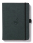 Dingbats A5+ Wildlife Green Deer Notebook - Dotted - Book