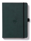 Dingbats A4+ Wildlife Green Deer Notebook - Graph - Book