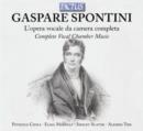 Gaspare Spontini: L'opera Vocale Da Camera Completa - CD