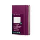 2016 Moleskine Mauve Purple Pocket Weekly Notebook 18 Months Hard - Merchandise