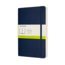 Moleskine Expanded Large Plain Softcover Notebook : Sapphire Blue - Book