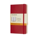 Moleskine Scarlet Red Pocket Ruled Notebook Soft - Book