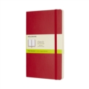 Moleskine Scarlet Red Large Plain Notebook Soft - Book