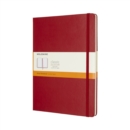 Moleskine Scarlet Red Extra Large Ruled Notebook Hard - Book