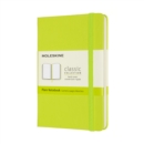 Moleskine Pocket Plain Hardcover Notebook : Lemon Green - Book