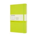 Moleskine Large Plain Hardcover Notebook : Lemon Green - Book