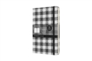 Moleskine Limited Collection Blend Fall/Winter 2020 Large Ruled Notebook : Check Pattern - Book