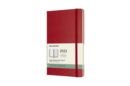 Moleskine 2022 12-Month Weekly Large Hardcover Notebook : Scarlet Red - Book
