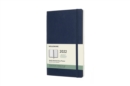 Moleskine 2022 12-Month Weekly Large Softcover Notebook : Sapphire Blue - Book