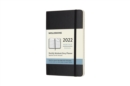 Moleskine 2022 12-Month Monthly Pocket Softcover Notebook : Black - Book