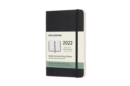 Moleskine 2022 12-Month Weekly Pocket Softcover Horizontal Notebook : Black - Book