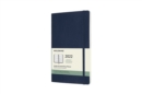 Moleskine 2022 12-Month Weekly Large Softcover Horizontal Notebook : Sapphire Blue - Book