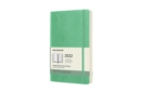 Moleskine 2022 12-Month Weekly Large Softcover Notebook : Ice Green - Book