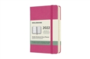 Moleskine 2022 12-Month Weekly Pocket Hardcover Notebook : Bougainvillea Pink - Book