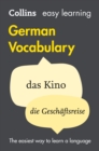Easy Learning German Vocabulary : Trusted Support for Learning - Book