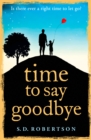 Time to Say Goodbye - Book