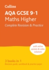 AQA GCSE 9-1 Maths Higher All-in-One Complete Revision and Practice : Ideal for the 2024 and 2025 Exams - Book