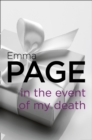 In the Event of My Death - Book