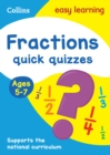 Fractions Quick Quizzes Ages 5-7 : Ideal for Home Learning - Book