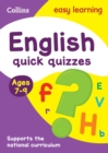 English Quick Quizzes Ages 7-9 : Ideal for Home Learning - Book