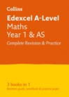 Edexcel Maths A level Year 1 (And AS) All-in-One Complete Revision and Practice : Ideal for Home Learning, 2023 and 2024 Exams - Book