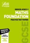 Grade 9-1 GCSE Maths Foundation Edexcel Practice Test Papers : GCSE Grade 9-1 - Book