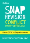Edexcel Conflict Poetry Anthology Revision Guide : Ideal for the 2024 and 2025 Exams - Book