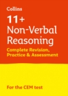 11+ Non-Verbal Reasoning Complete Revision, Practice & Assessment for CEM : For the 2024 Cem Tests - Book