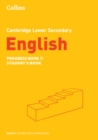 Lower Secondary English Progress Book Student’s Book: Stage 7 - Book