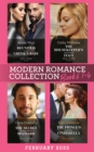 Modern Romance February 2023 Books 1-4 : The Housekeeper's Invitation to Italy / Reunited by the Greek's Baby / the Secret She Must Tell the Spaniard / the Prince's Forbidden Cinderella - eBook