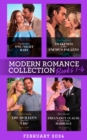Modern Romance February 2024 Books 1-4 : Cinderella's One-Night Baby / Awakened in Her Enemy's Palazzo / The Sicilian's Deal for "I Do" / Pregnancy Clause in Their Paper Marriage - eBook