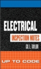 Electrical Inspection Notes: Up to Code - Book