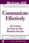 Communicate Effectively - eBook